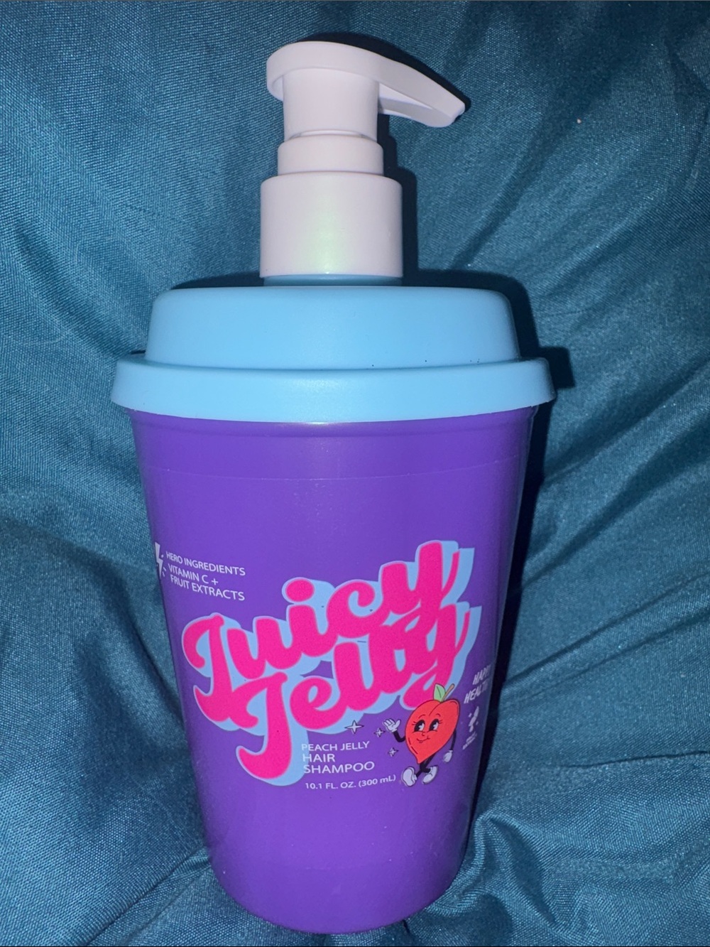 Juicy Peach Jelly Hair Shampoo w Vit C & Fruit Extracts